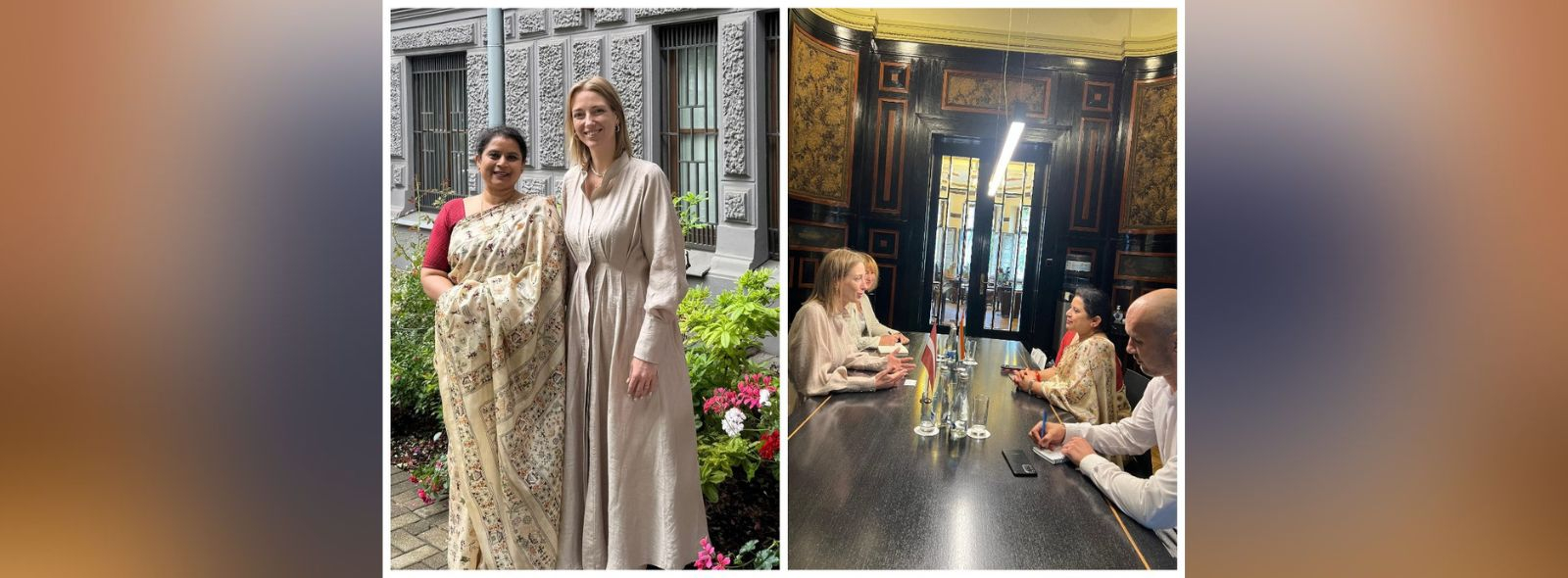 Ambassador Namrata S. Kumar met the Minister of Culture of Latvia, Ms. Agnese Lāce on 30.07.2025